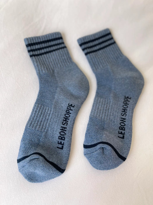 Indigo Girlfriend Socks