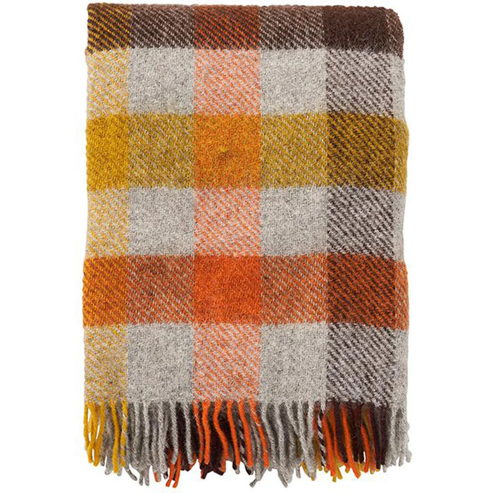Gotland & Lambswool Throw | Multi Yellow