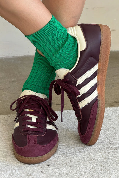 Kelly Green Her Socks