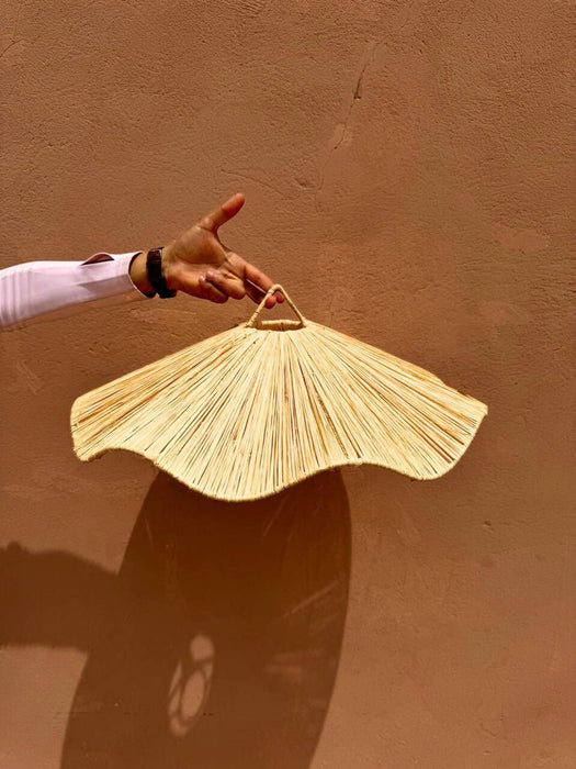 Raffia Wave Lampshade