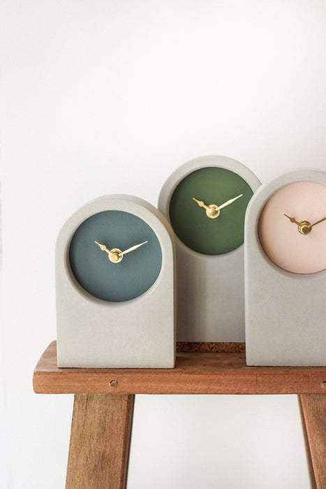 Pink Tall Clock - Handmade