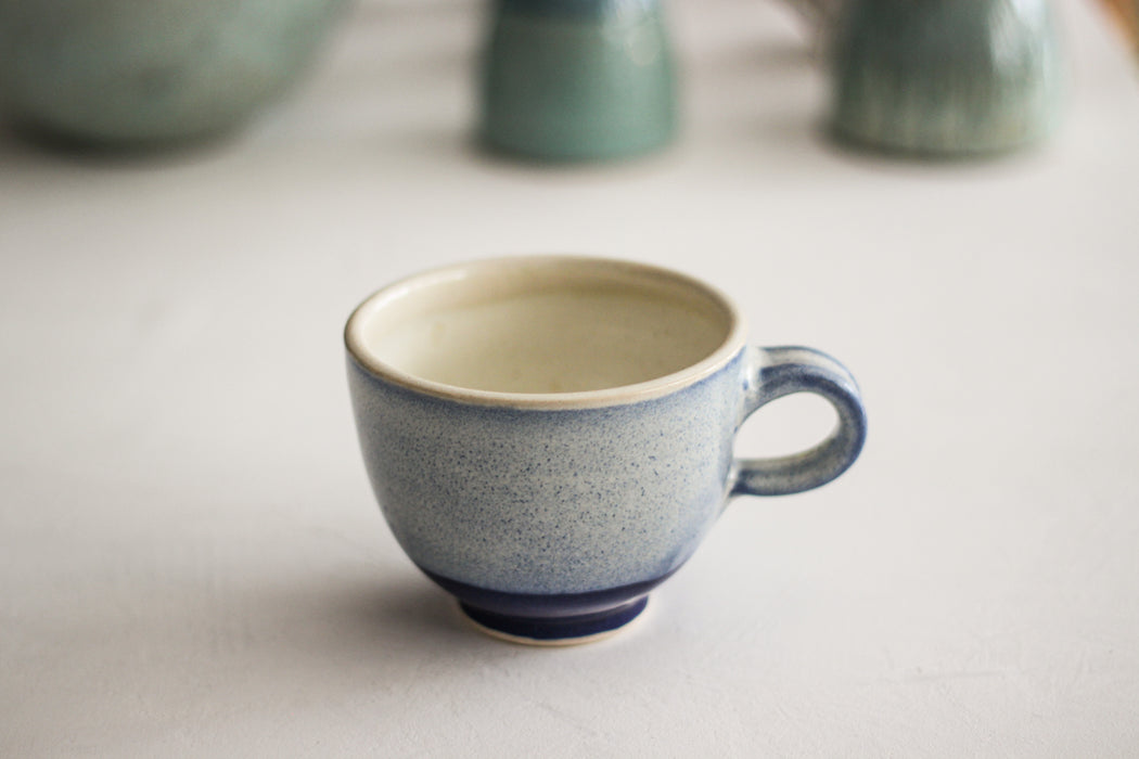 Blue Glazed Handmade Mug