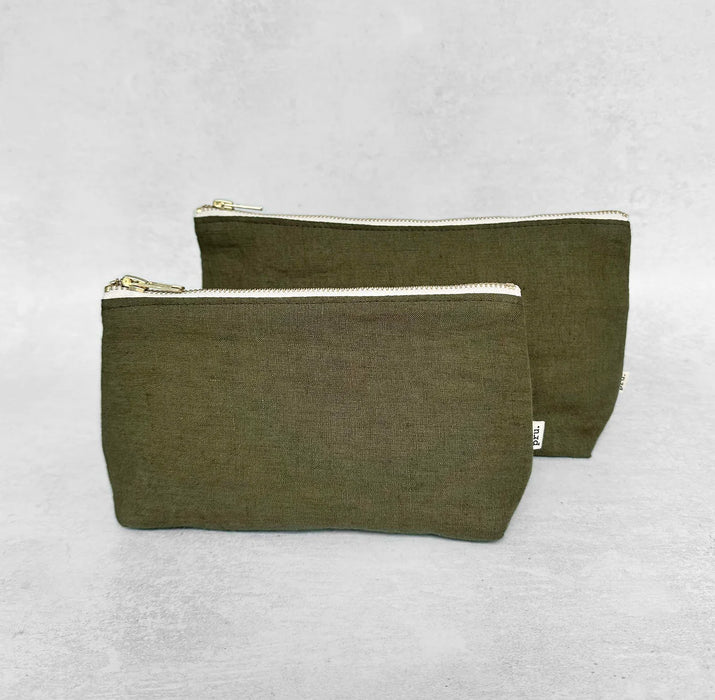 Linen Pouch Bag - Large