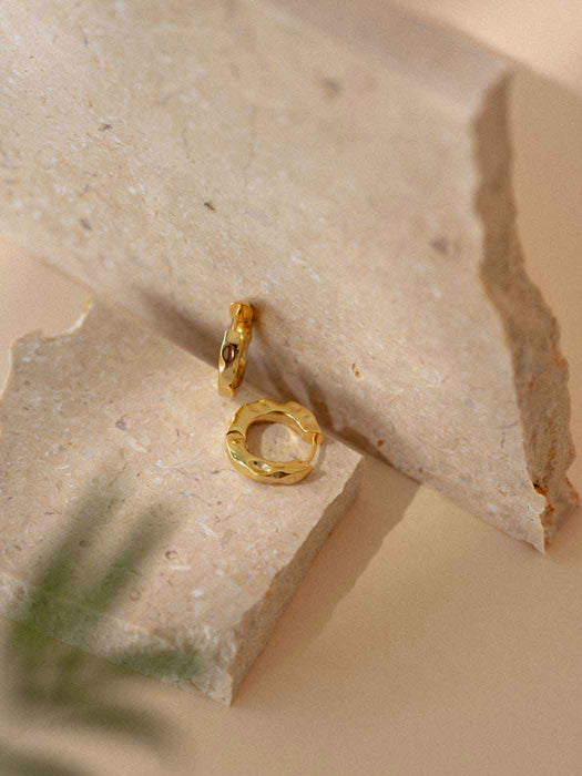 Gold Lexi Hoops