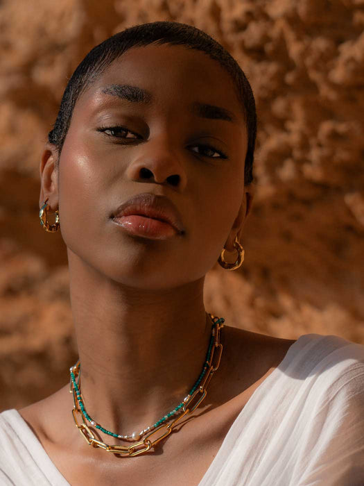 Gold Lexi Hoops