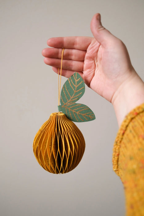 Recycled Paper Ornaments