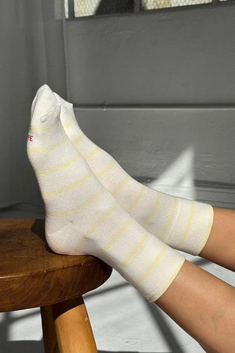Lemon Stripe | Wally Socks