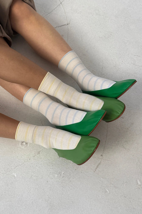 Lemon Stripe | Wally Socks