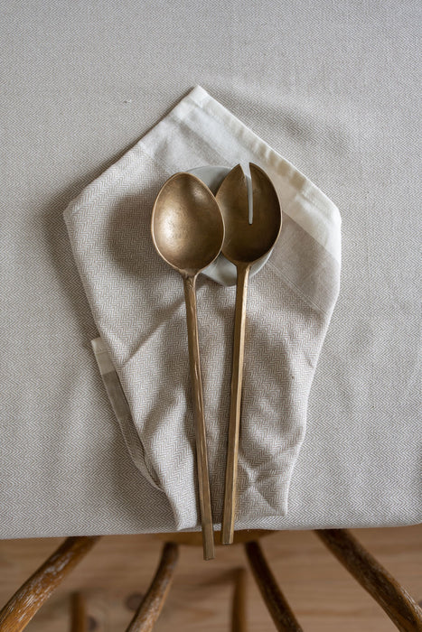 Forged Salad Servers - Pair