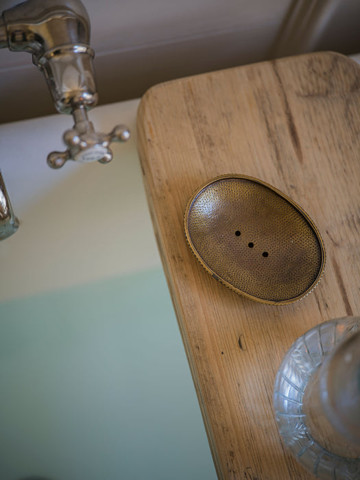 Brass Oval Soap Dish
