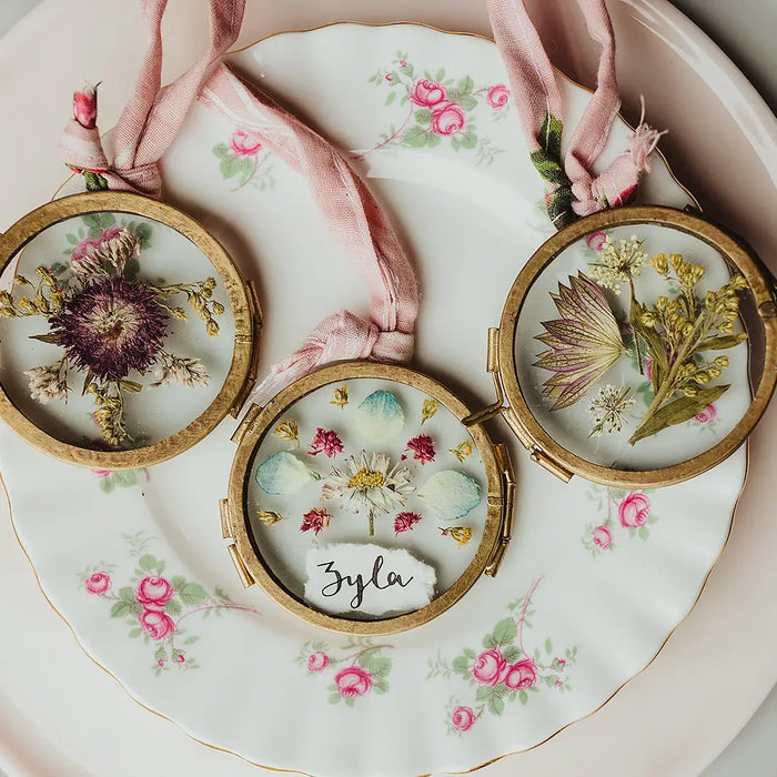 Mini Circular Brass Frame