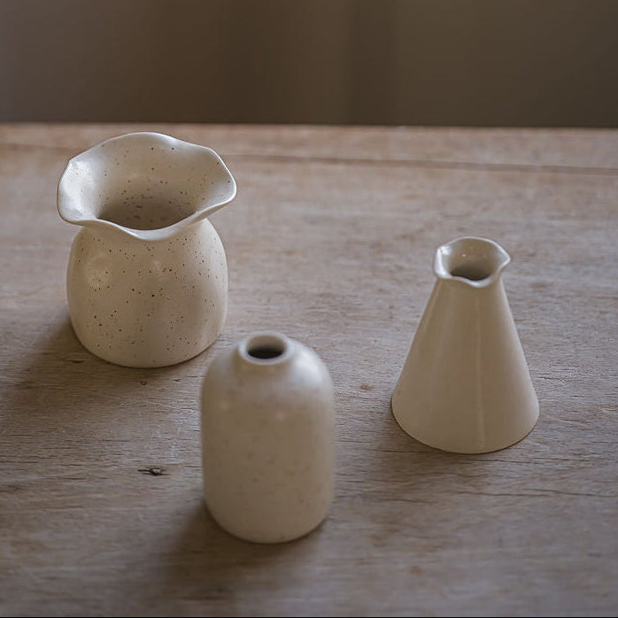 Bud Vase | Cream/Speckle