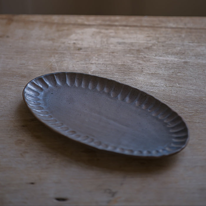 Thumbprint Oval Platter