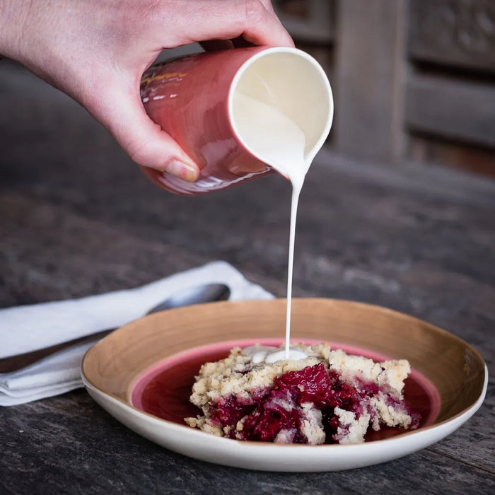 Rose Sgraffito Creamer