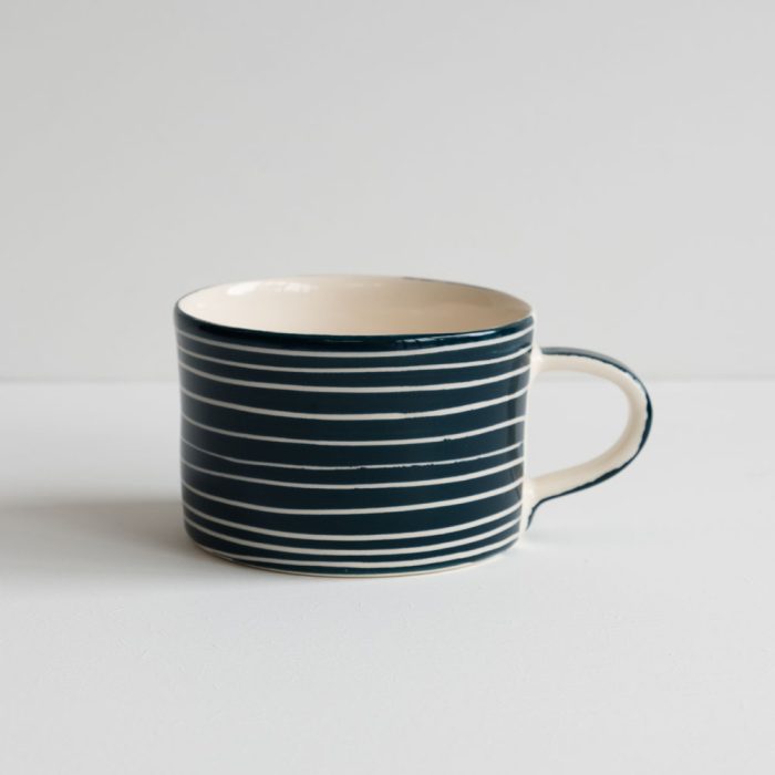 Large Mug | Teal Sgraffito