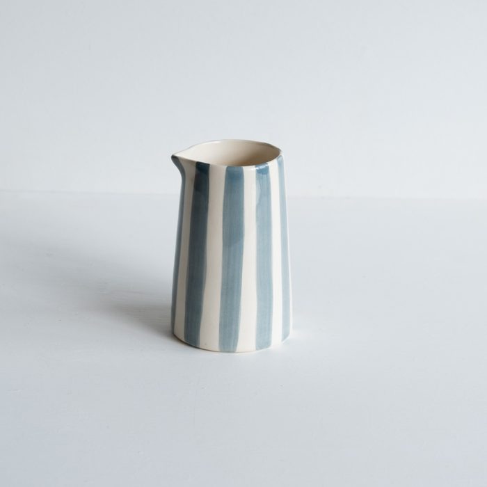 Dove Grey Candy Stripe Creamer