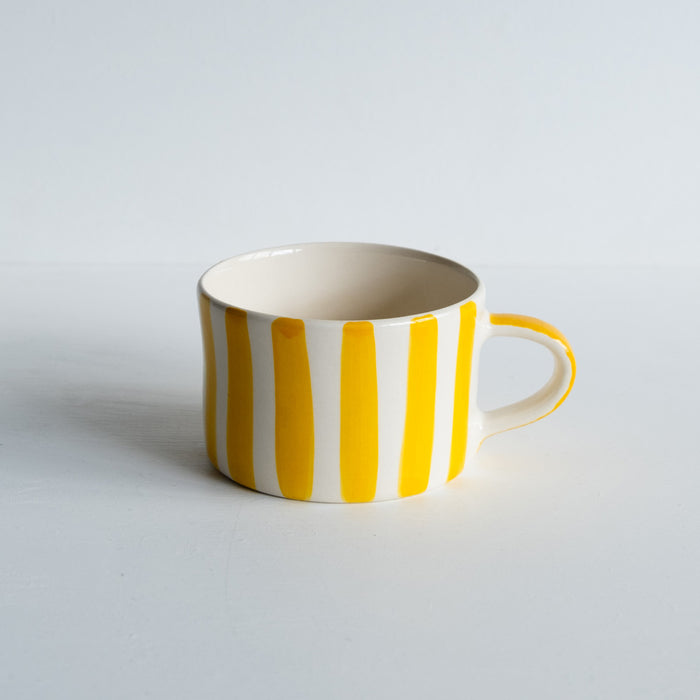 Turmeric Candy Stripe Large Mug