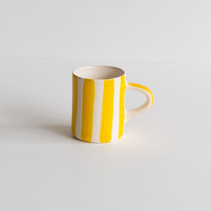 Turmeric Candy Stripe Espresso Cup