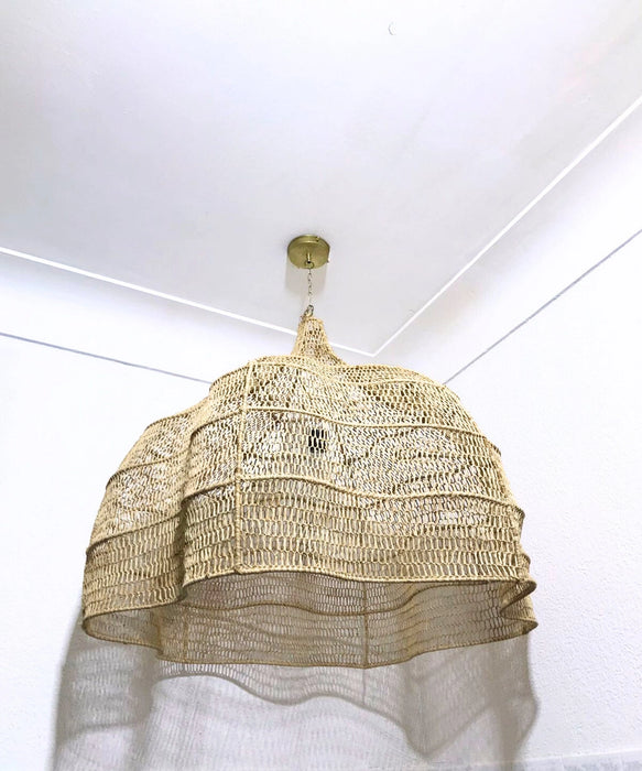 Palm Leaf Wave Lampshade