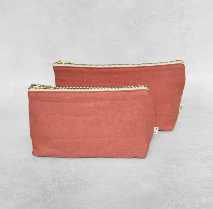 Linen Pouch Bag - Large