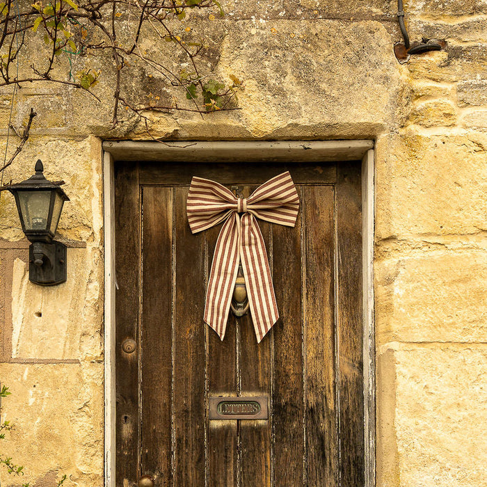 Large Gingham or Striped Bow