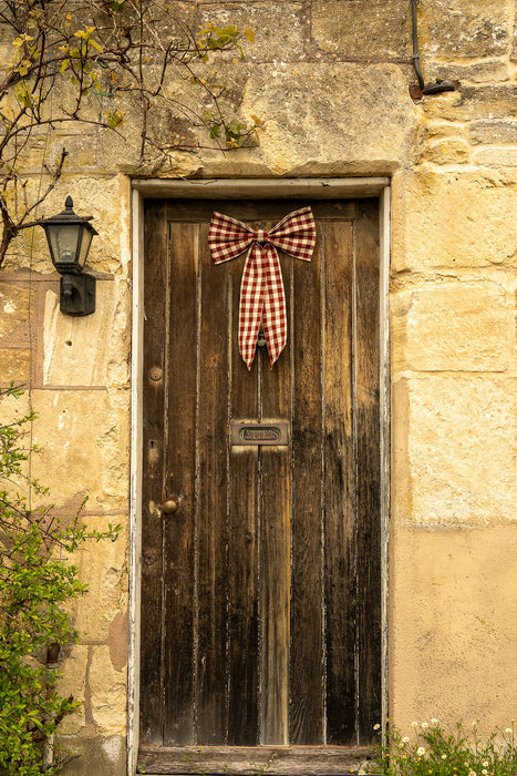 Large Gingham or Striped Bow