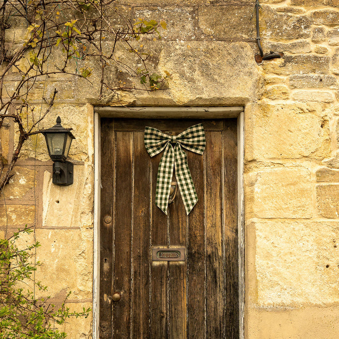 Large Gingham or Striped Bow