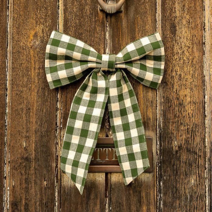 Small Gingham or Striped Bow