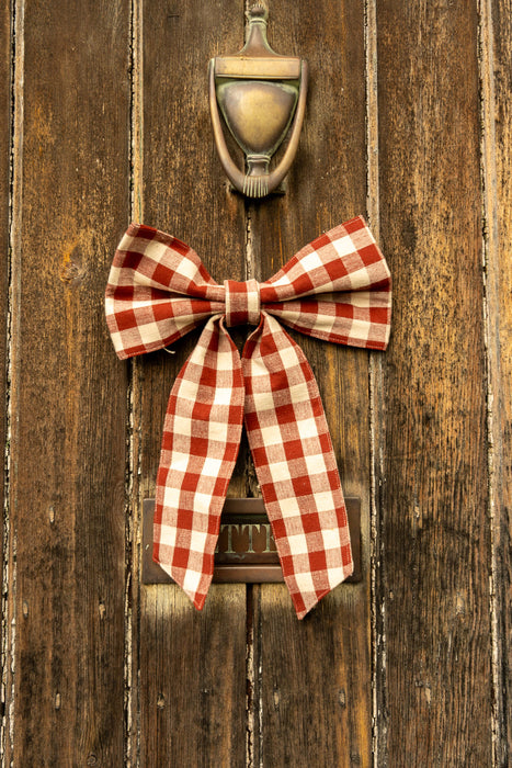 Small Gingham or Striped Bow