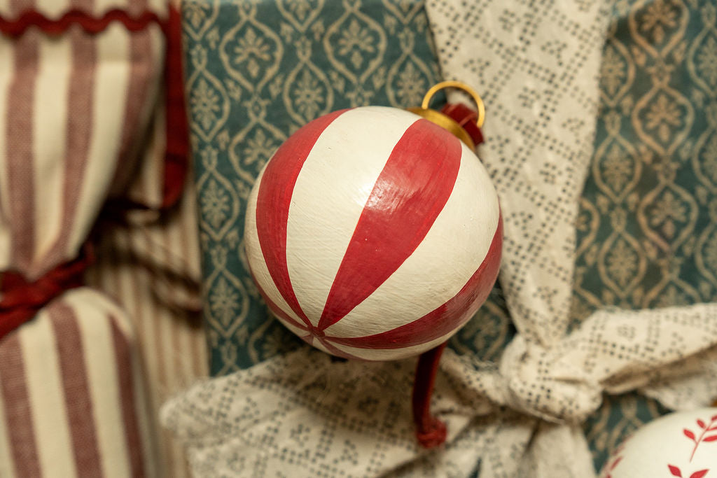 Hand-Painted Baubles | Berry