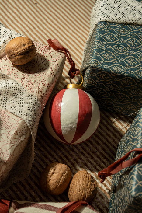 Hand-Painted Baubles | Berry