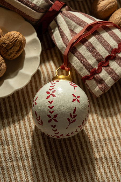 Hand-Painted Baubles | Berry