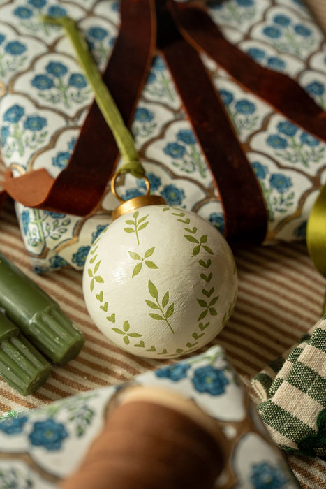 Hand-Painted Baubles | Green