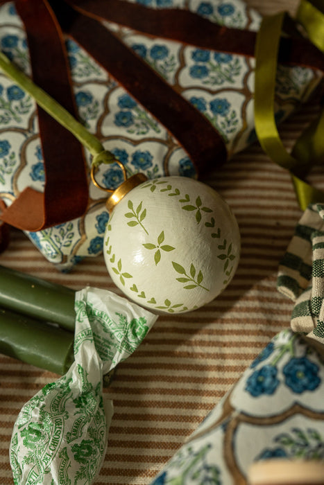 Hand-Painted Baubles | Green
