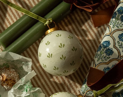 Hand-Painted Baubles | Green