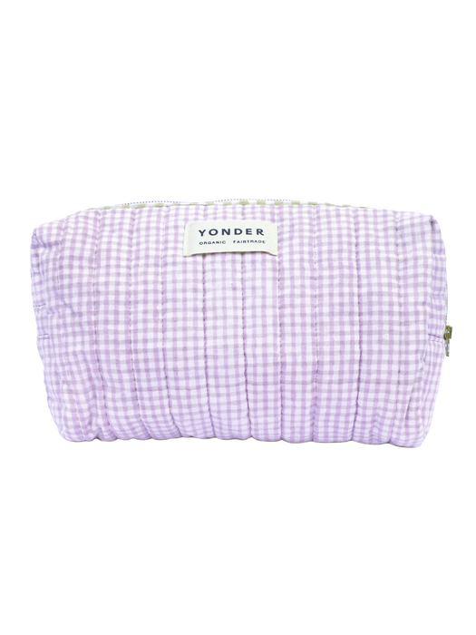Organic Cotton Wash Bag - Lilac