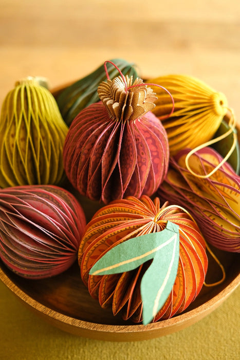 Recycled Paper Ornaments
