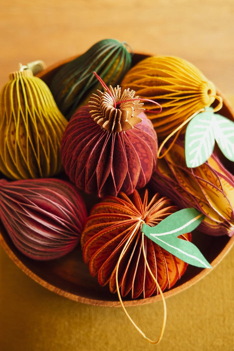 Recycled Paper Ornaments