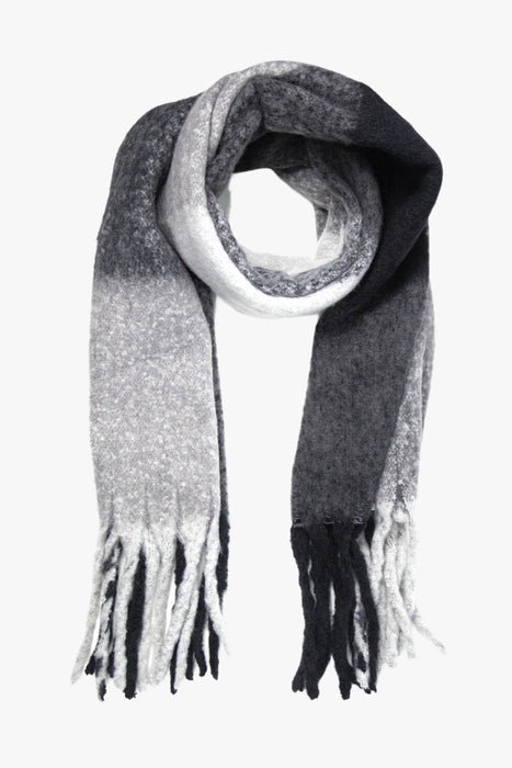 Black Colourblock Scarf