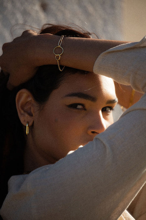 Gold Darcy Hoops