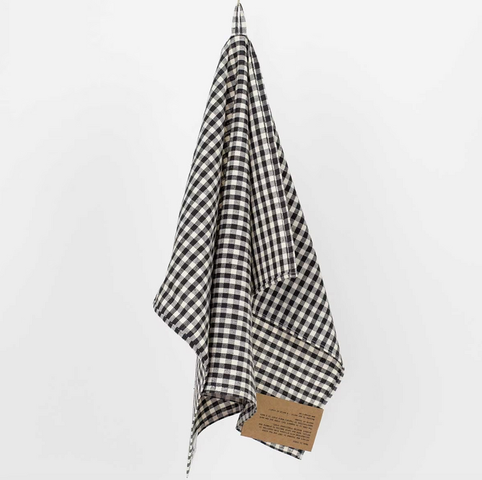 Eco Gingham Tea Towel