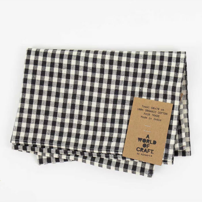 Eco Gingham Tea Towel