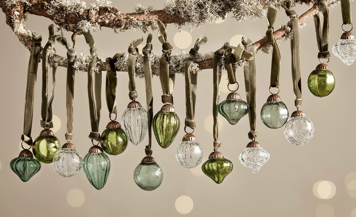 Adisa Bauble - Mixed Green & Clear
