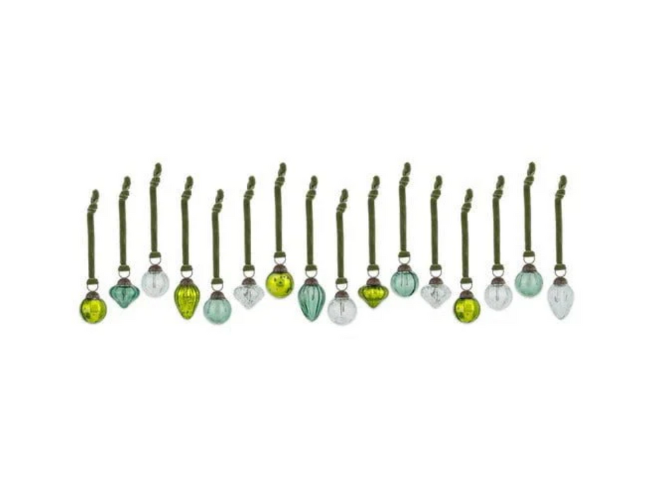 Adisa Bauble - Mixed Green & Clear