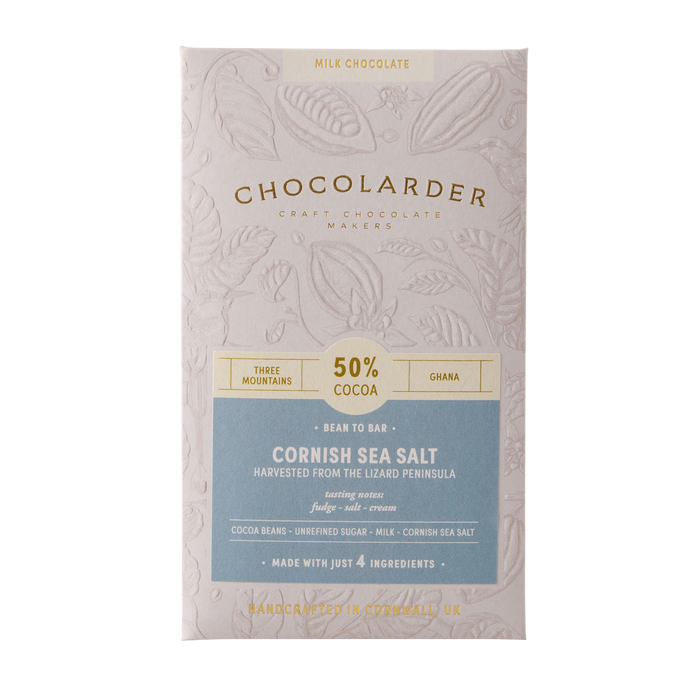 Cornish Sea Salt 50% Milk Chocolate