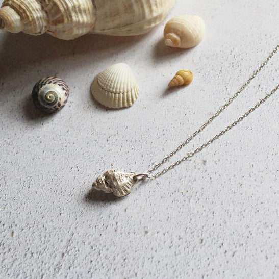 Silver Sea Shell Necklace
