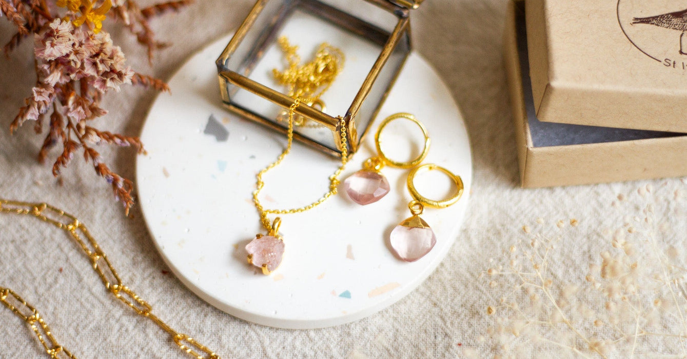 Rough Cut Stone Necklace