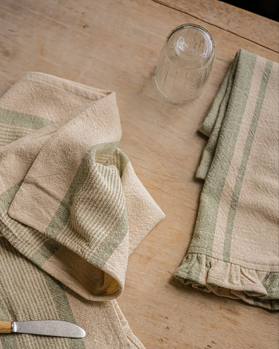 Tea Towel | Sage Stripe (Set of 2)