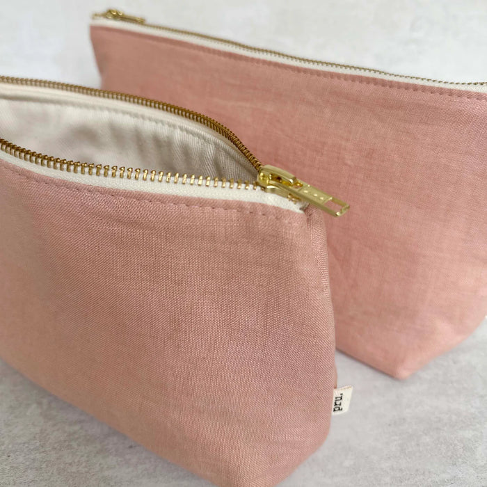 Linen Pouch Bag - Large