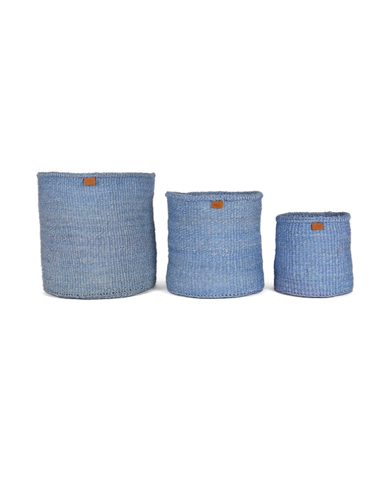 Woven Storage Basket | Powder Blue